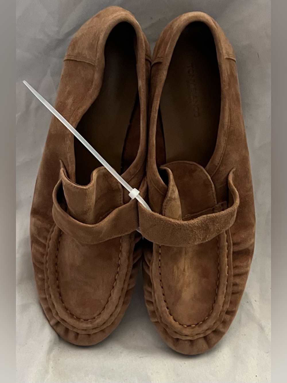 Tony Bianco GATSBY BROWN SUEDE LOAFER SLIP ON SHOES 7.5 NEW - Picture 2 of 10
